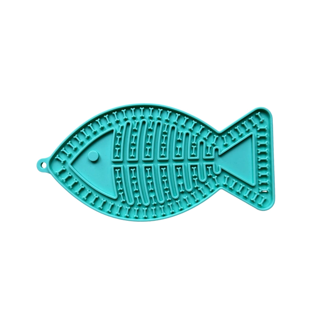 Tapis de léchage poisson